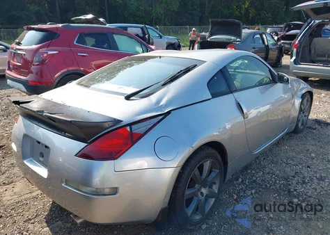 2003 Nissan 350Z Touring z USA, uszkodzony, nr VIN JN1AZ34D43T103694
